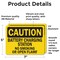 Signmission Battery Charging Station No Smoking Or Open Flames OSHA Caution Sign, Vinyl Decal, 7in x 5in, 2PK OS-2PACK-CS-D-57-L-19115 - alternate 6